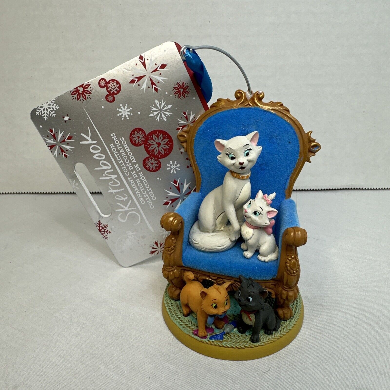 Disney Ornament Sketchbook 2021 Aristocats Duchess Marie Toulouse and Berlioz