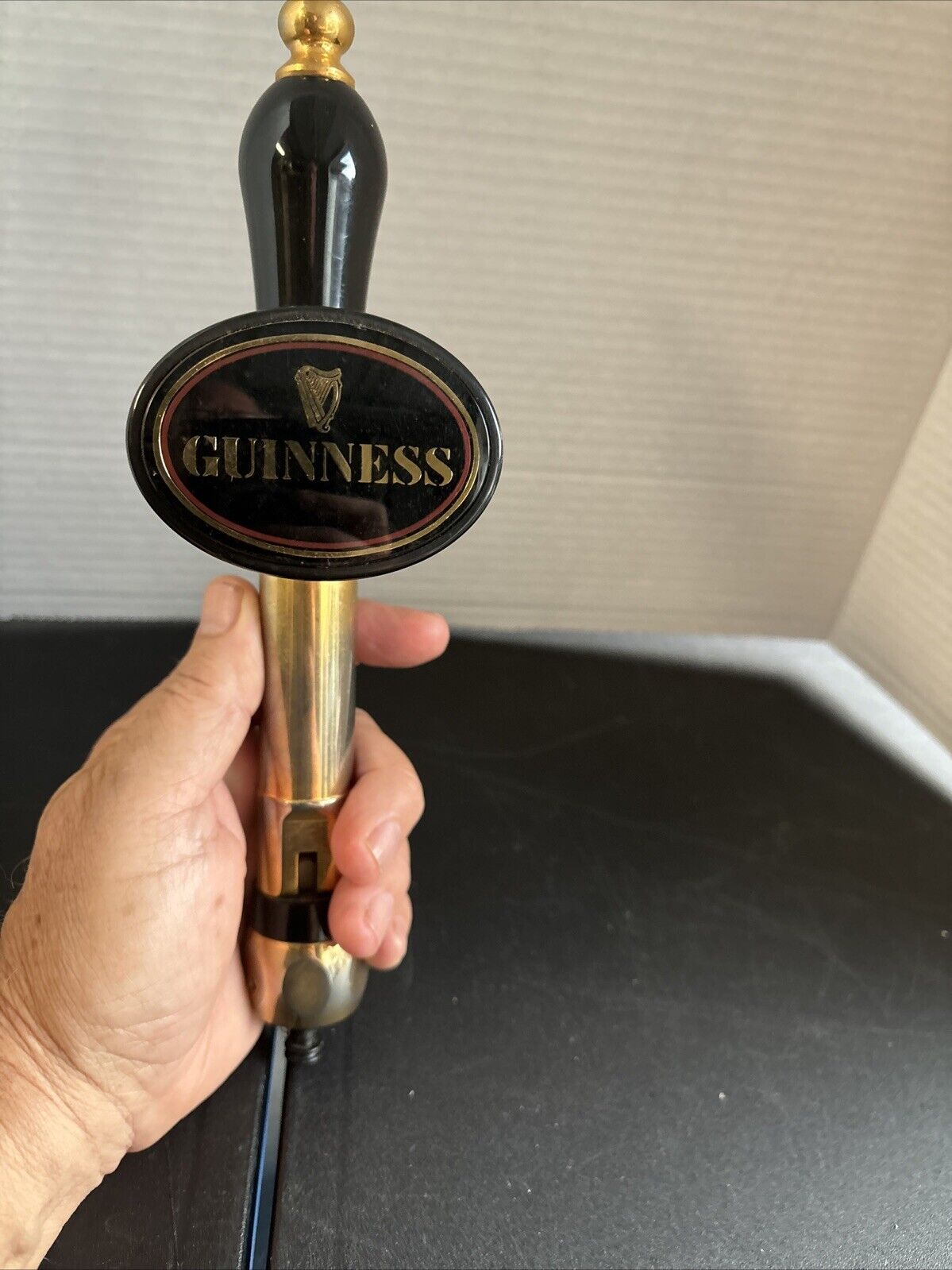 Vintage Guinness Draught Tap Handle W Pouring Spoon, Used, Great Condition