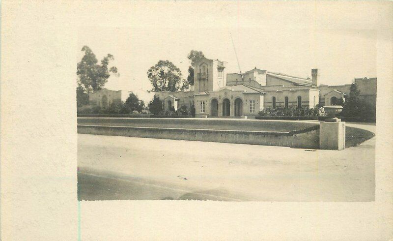 Alhambra California City Hall 1921 RPPC Photo Postcard 20-4850
