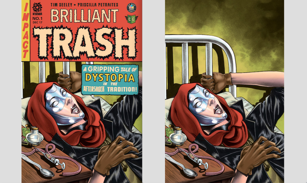 Brilliant Trash #1 Mike Rooth Variant TWO COVER SET LTD to 100 NM EC Homage