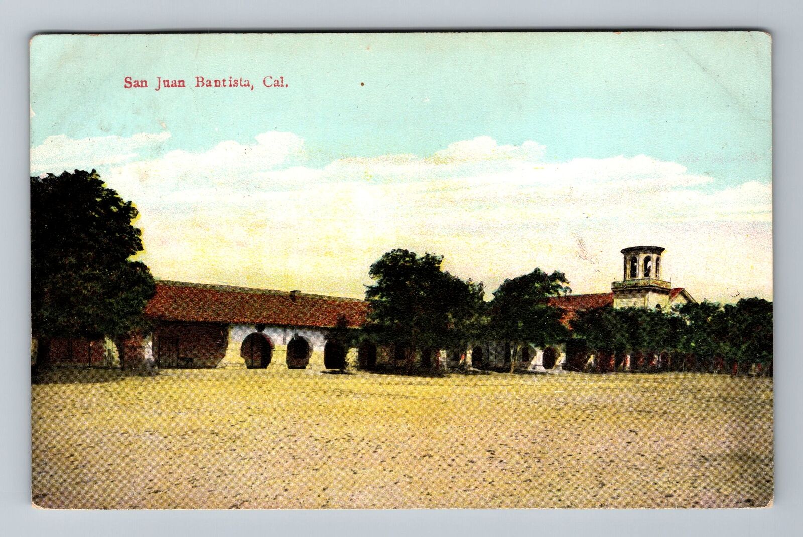 San Juan Banista CA-California, Outside Scenic View, Vintage Postcard