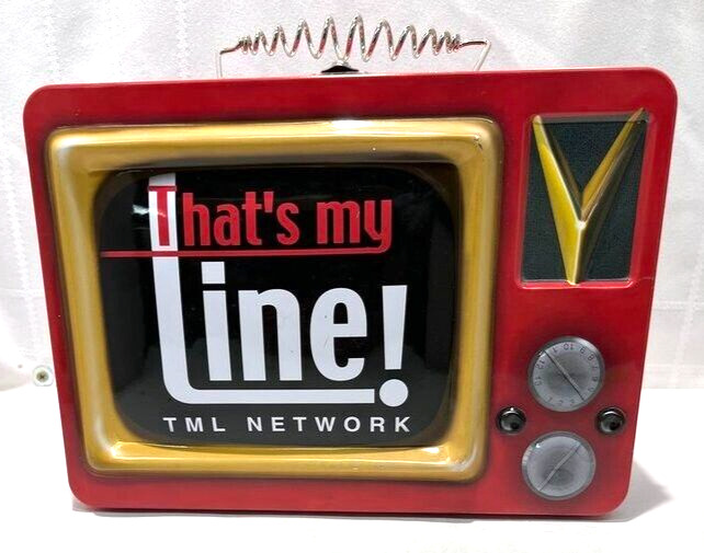 Vintage TML Network Metal Lunch Box \