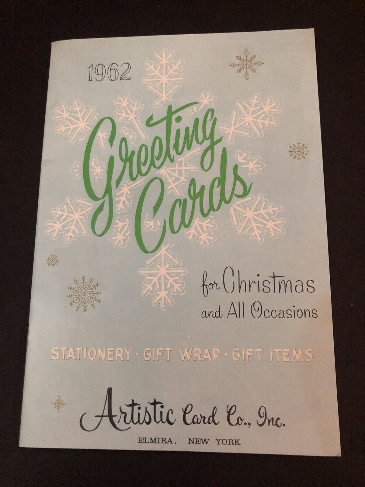 1960’s Artistic Card Co. New York Christmas Card Catalog Paper Collectible #3