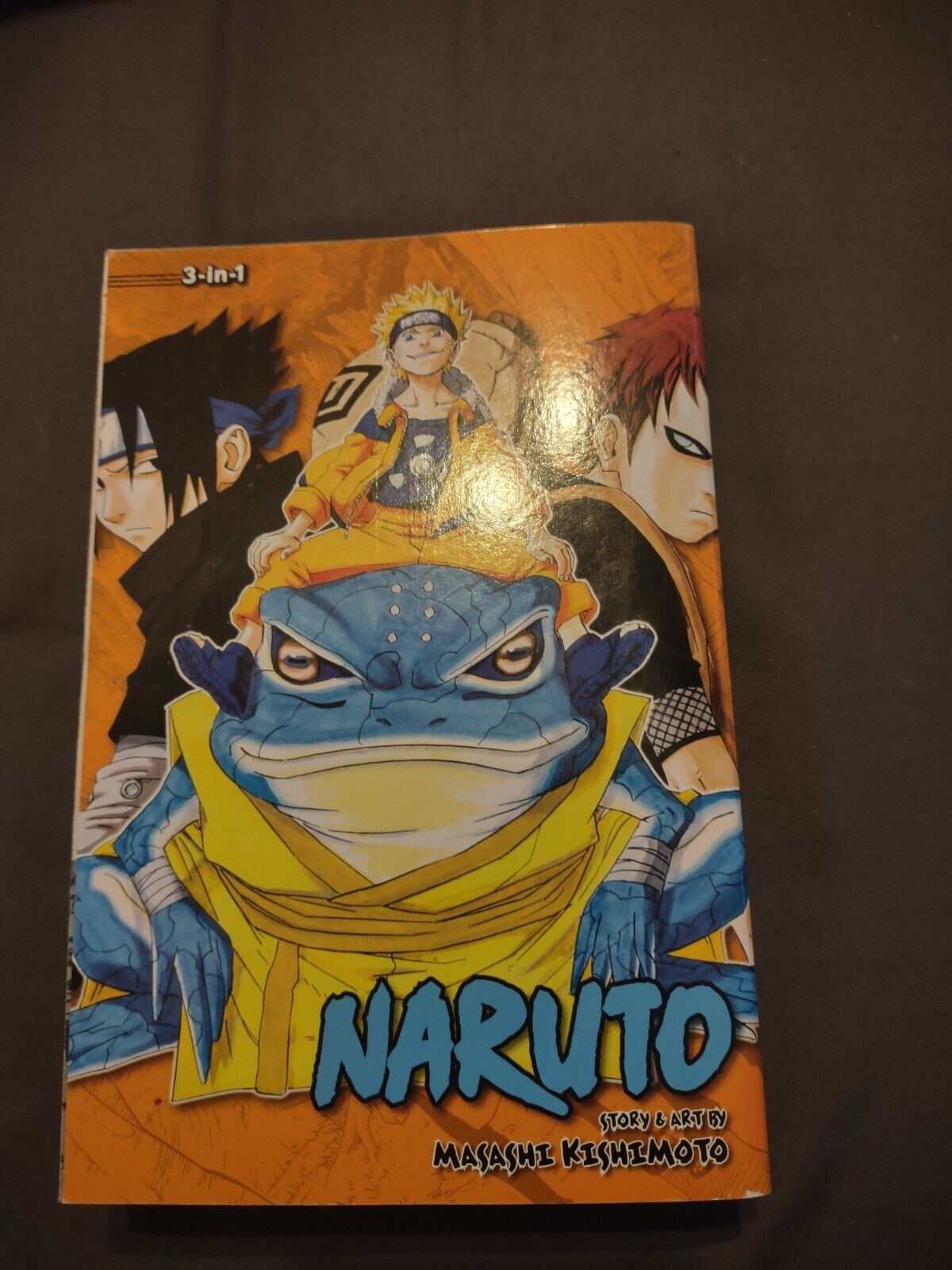 Naruto (3-in-1: Vol. 05) Eng Manga Graphic Novel NEW