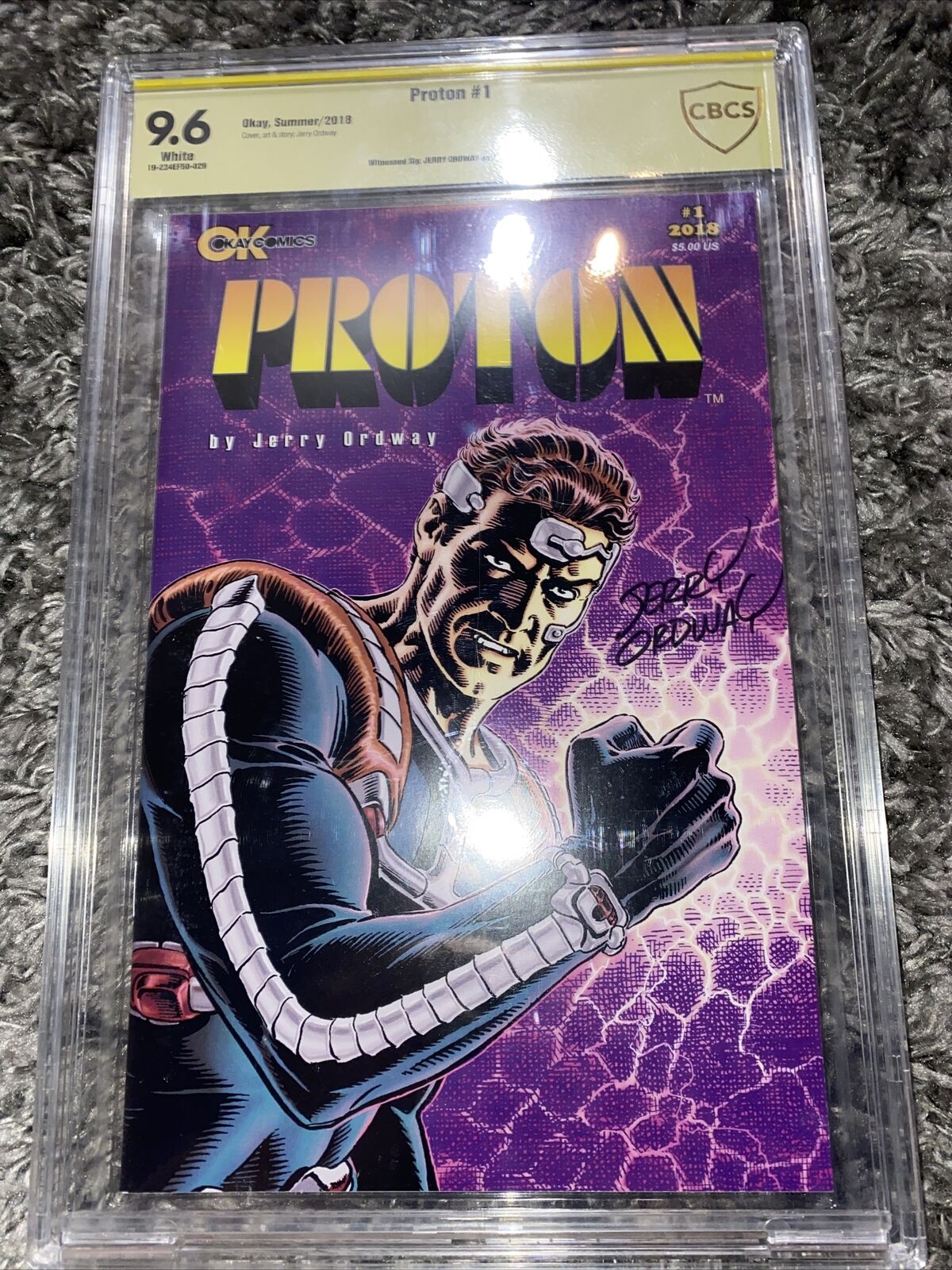 PROTON #1 NM 2018 Signed By Jerry Ordway 9.6 B80