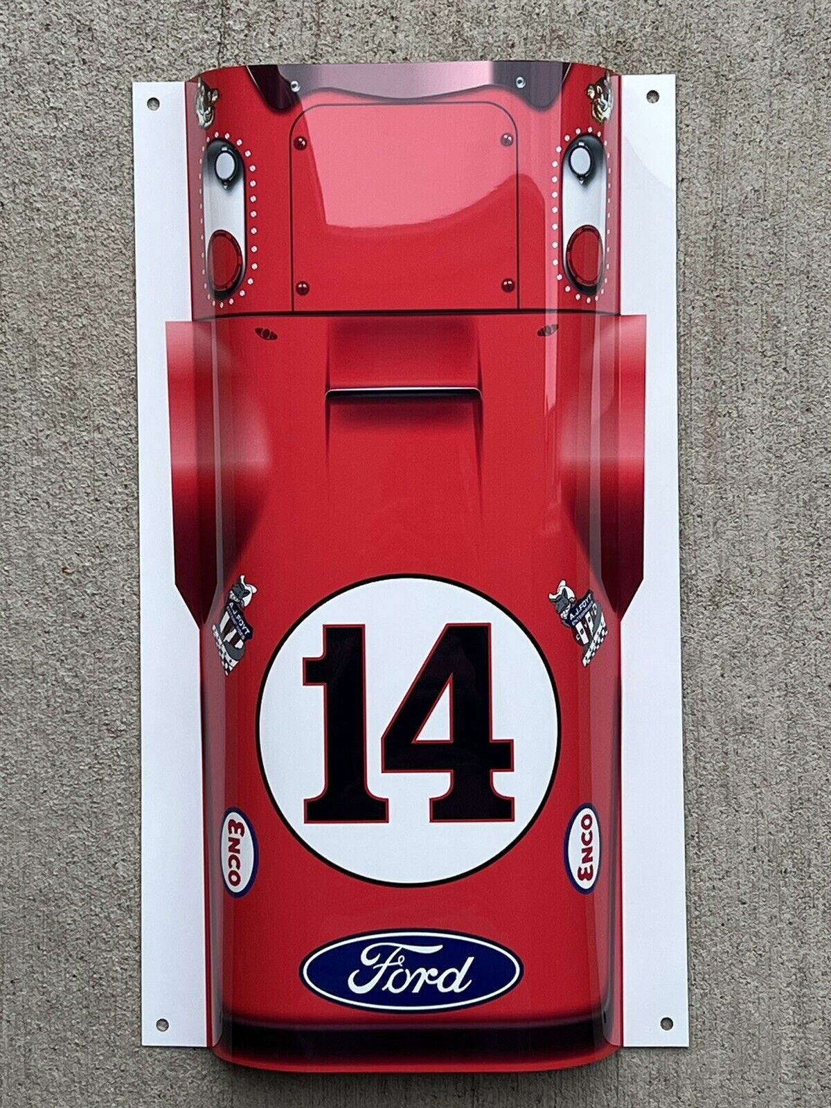 WOW Indy 500 Aj Foyt 1967 Race Car 3D Wall Art