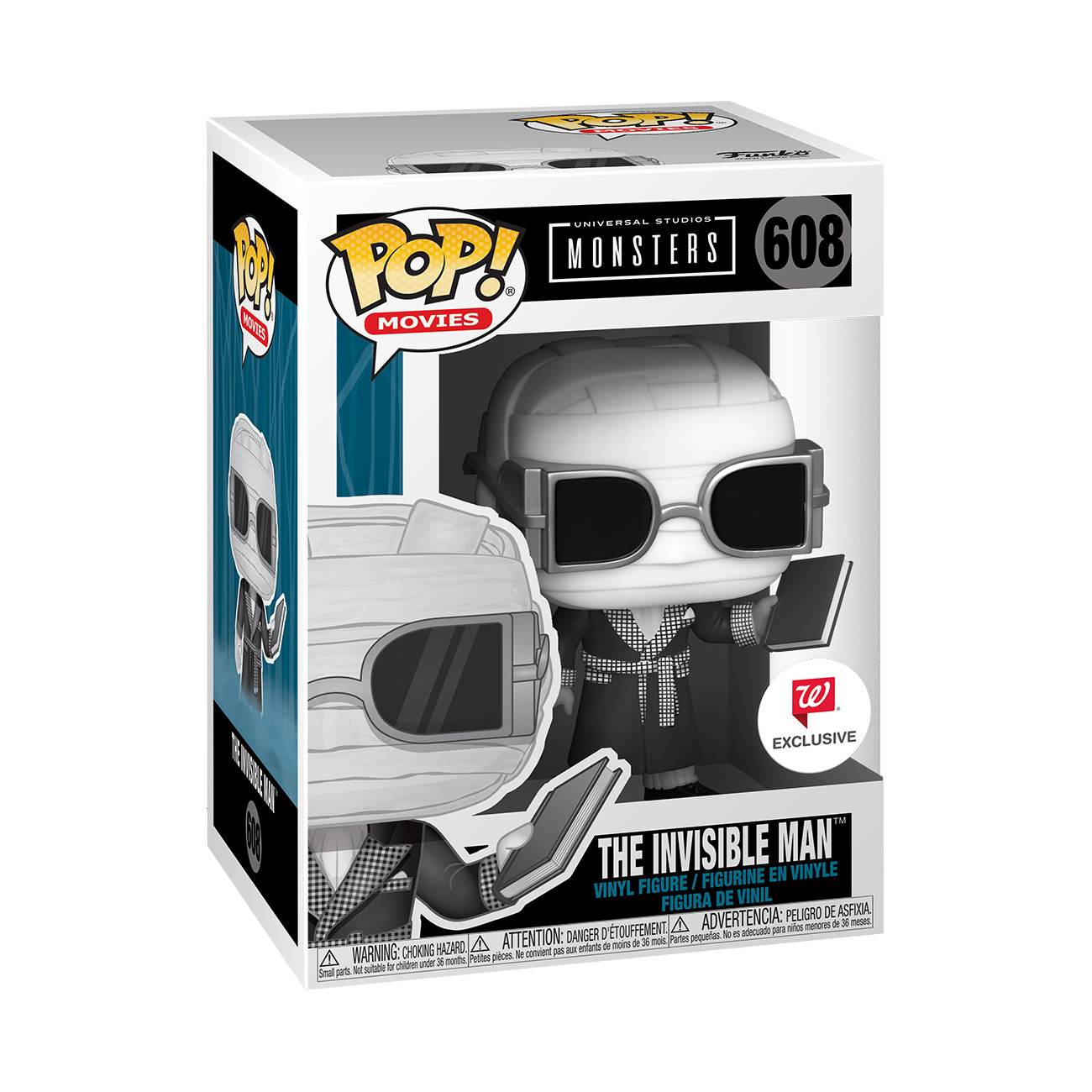Funko Pop Vinyl: Universal Monsters - The Invisible Man - Walgreens (Exclusive)