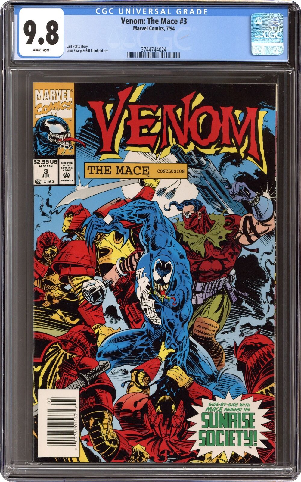 Venom The Mace #3 CGC 9.8 1994 3744744024