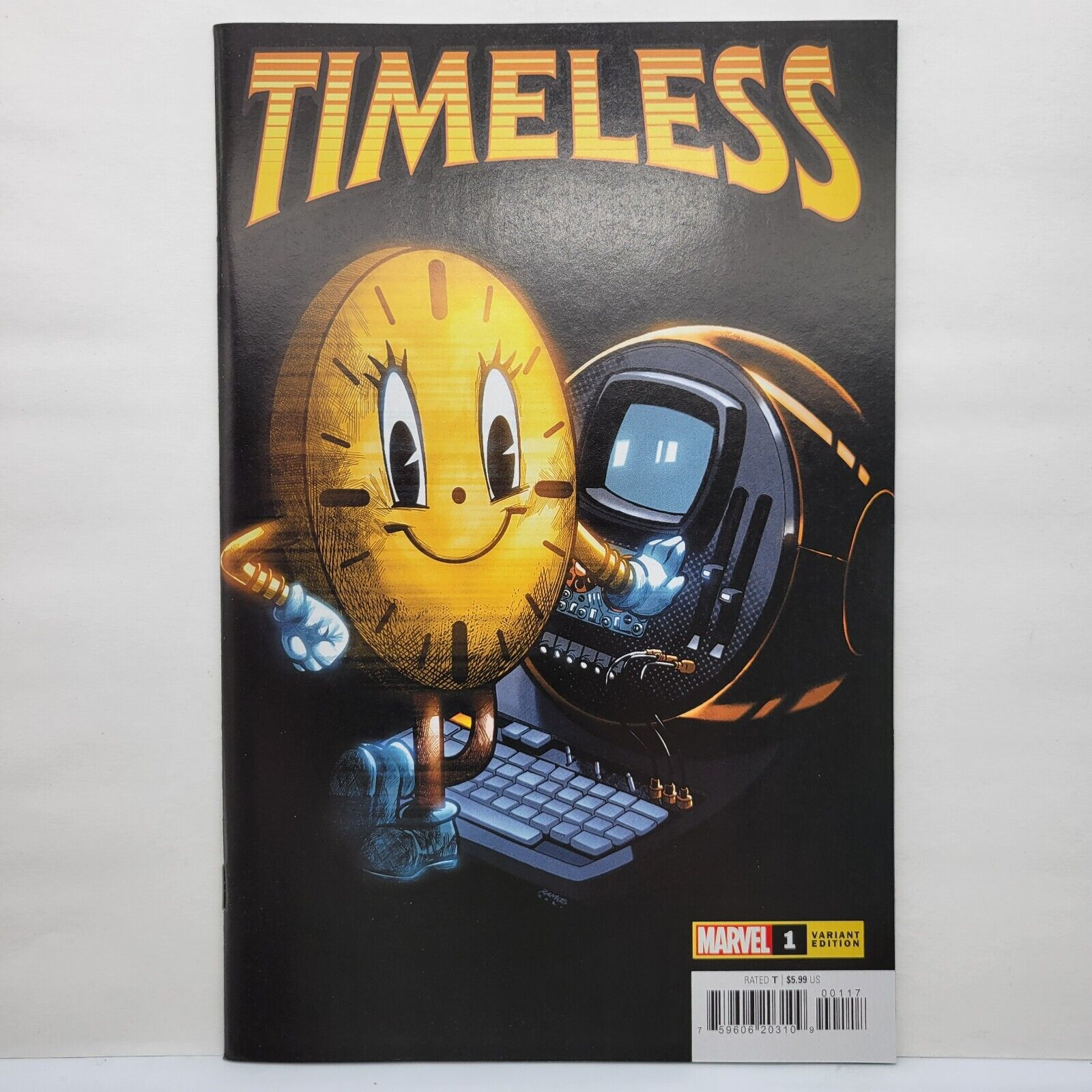 Timeless #1 Variant Humberto Ramos Miss Minutes Cover 2021 Marvel MCU