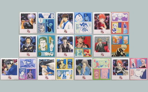 10 Types Set Gintama Photo Card Sticker Collection 1St Edition