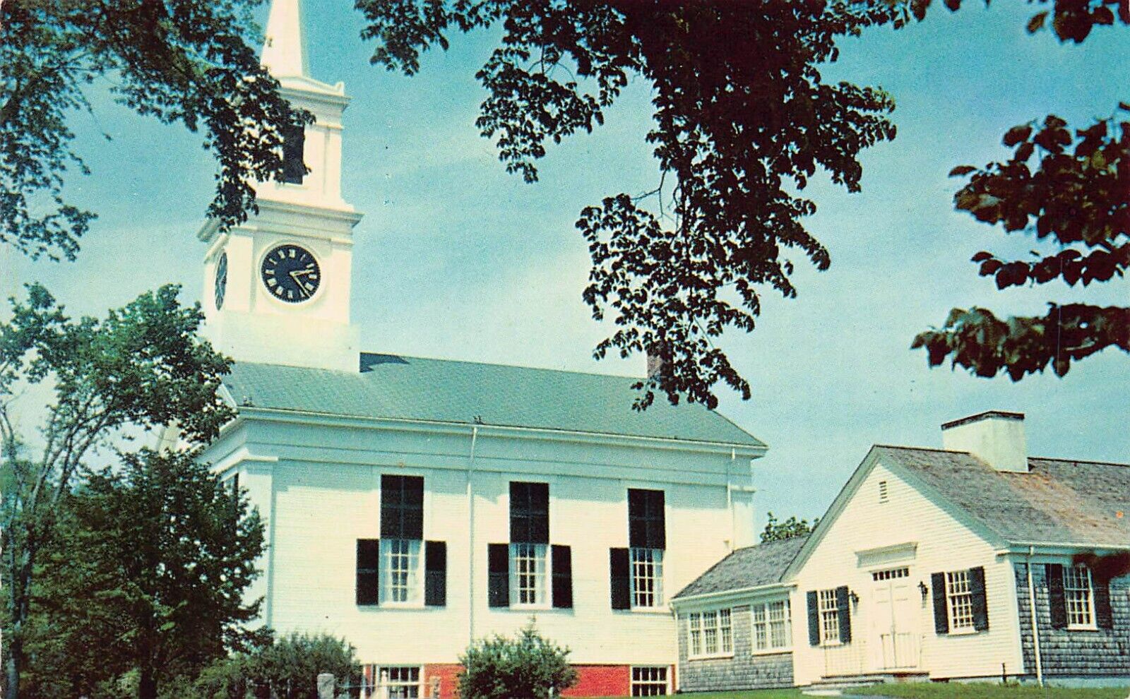 Centerville Massachusetts Cape Cod South Congressional Church Vtg Postcard B28
