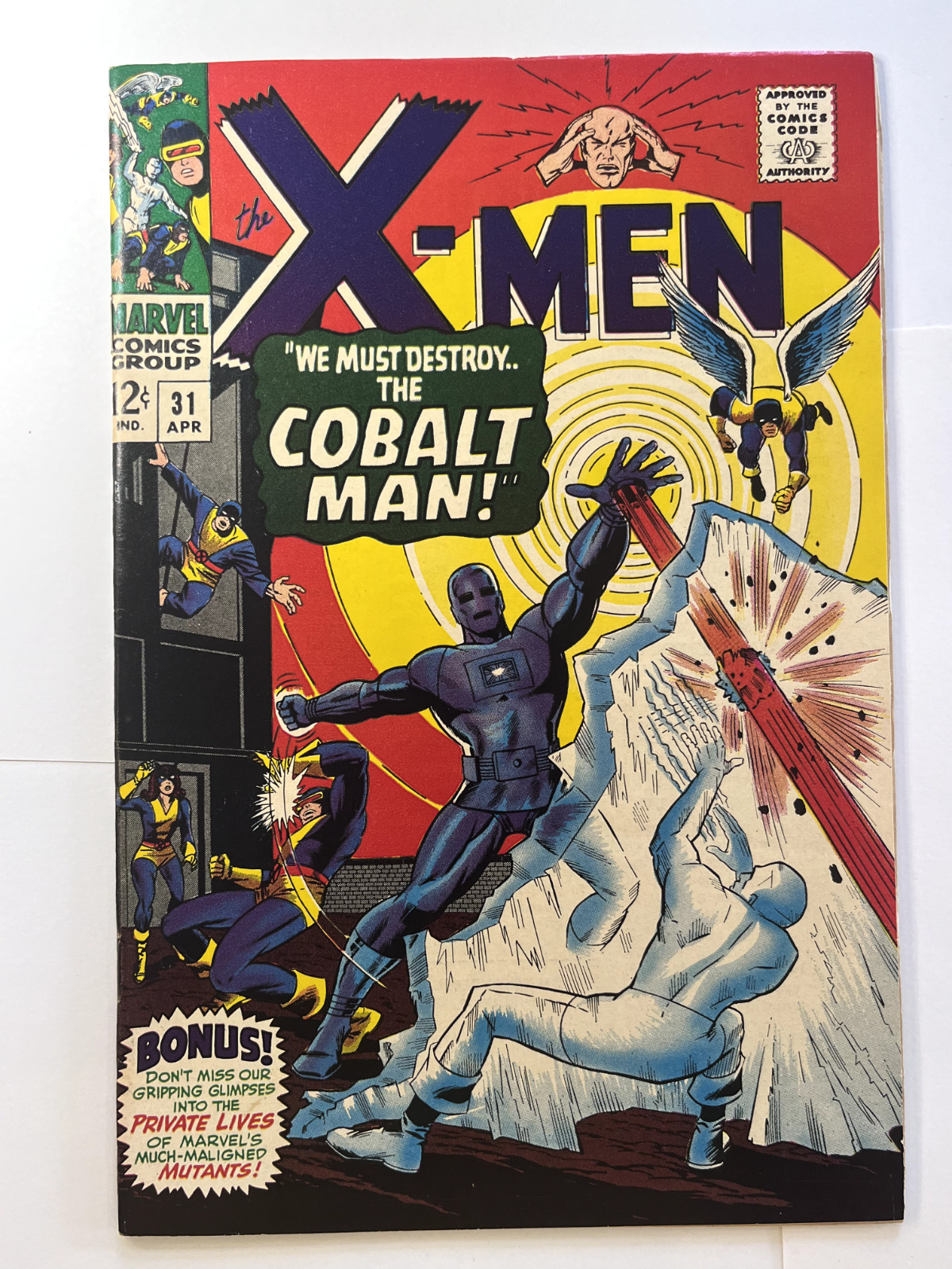 MARVEL COMICS X-MEN #31 APRIL 1967 FIRST APP COBALT MAN VERY FINE