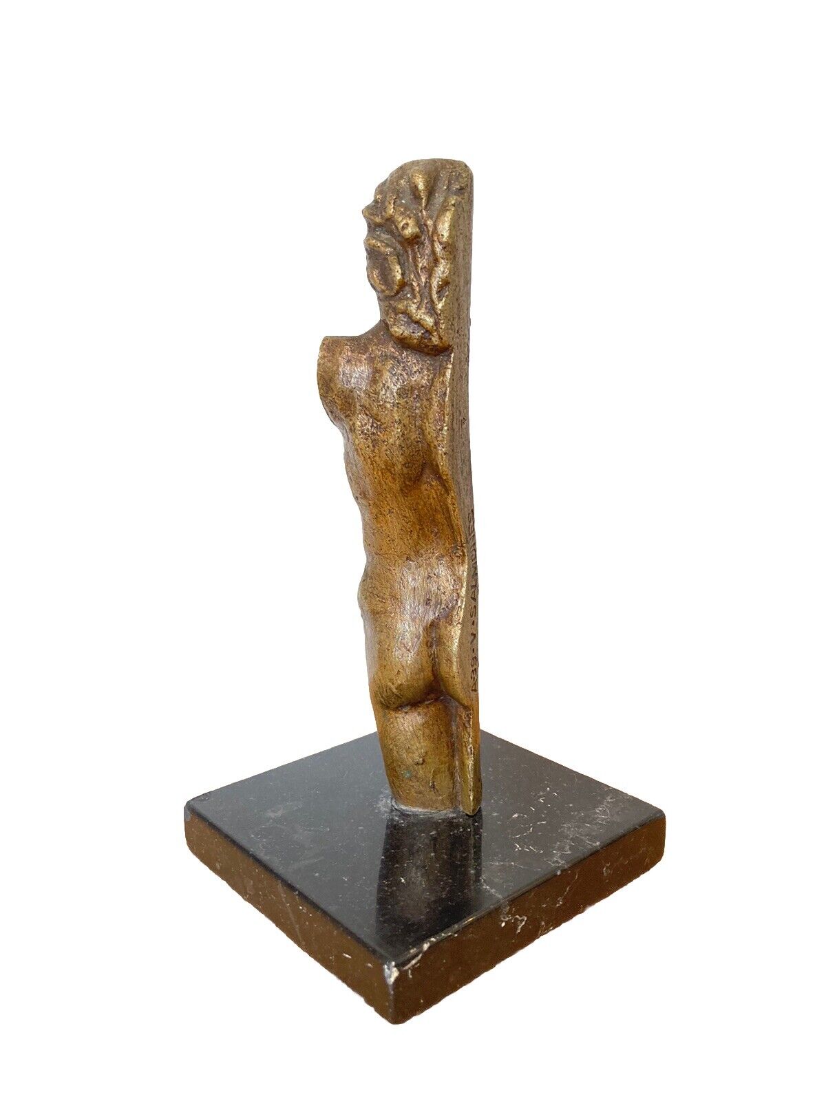 Victor Salmones c1937-89 Bronze Contemporary Nude Female - Signed - Marble Base