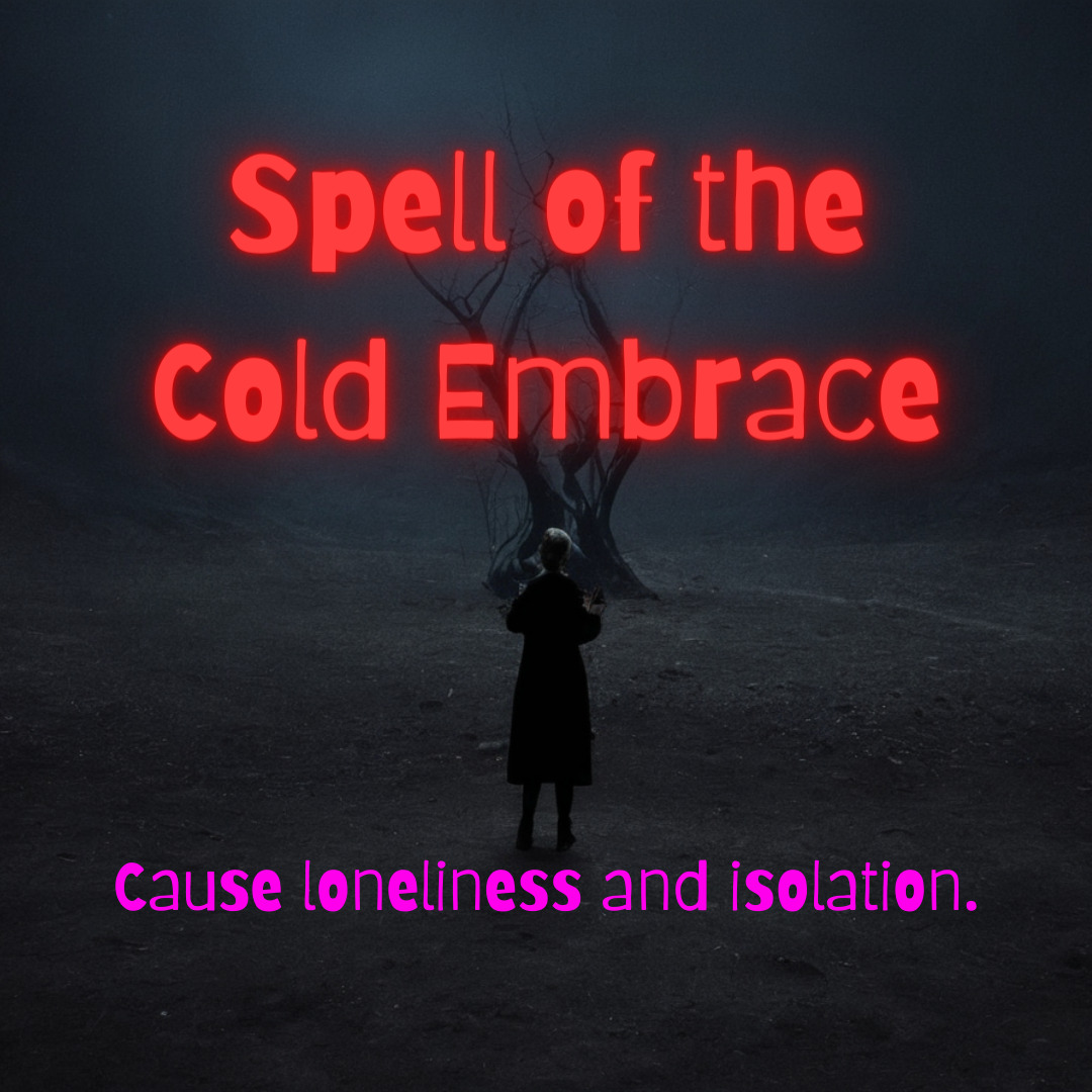 Spell of the Cold Embrace - Powerful Black Magic Spell to Cause Loneliness