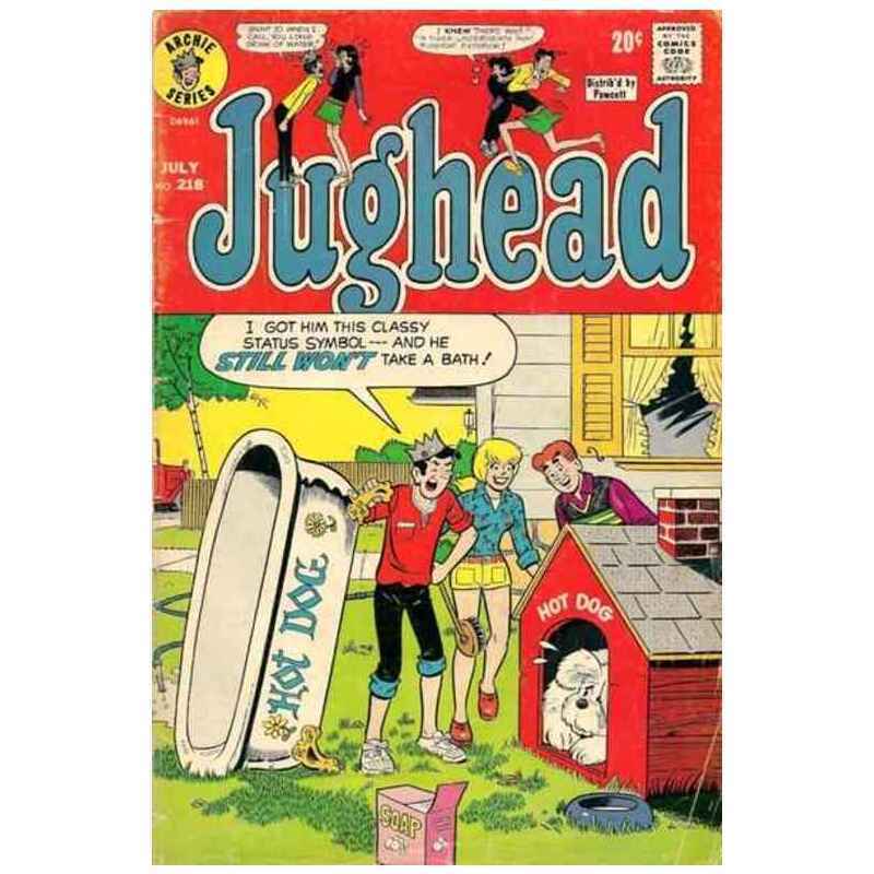 Jughead (1965 series) #218 in Near Mint minus condition. Archie comics [f,