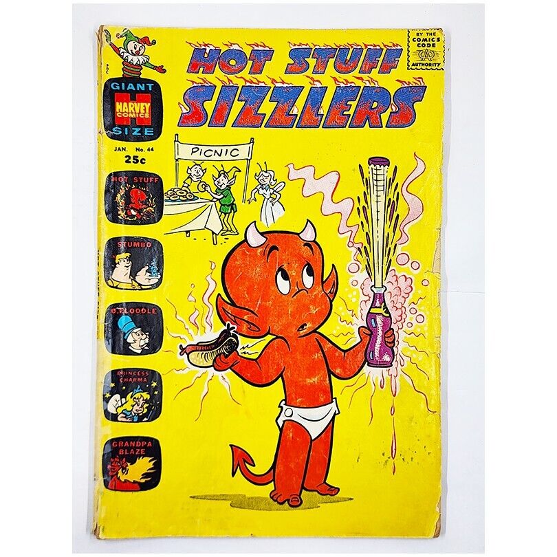HOT STUFF SIZZLERS #44 Giant Harvey Comics Size (1974, Paperback)