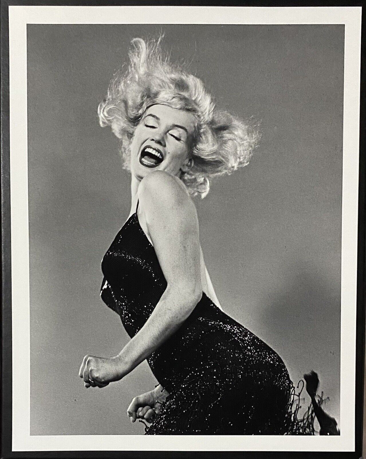 1952 Marilyn Monroe Original Photograph Philippe Halsman Jumping Pinup Stamped
