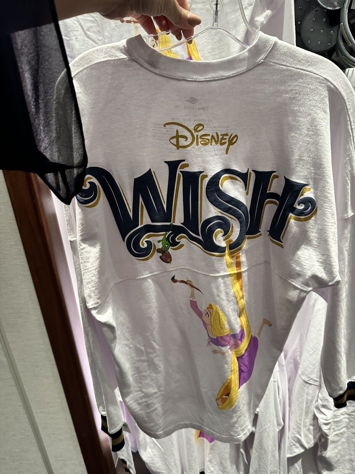 Disney Cruise Line Spirit Jersey Wish Long Sleeve Shirt L New Large DCL