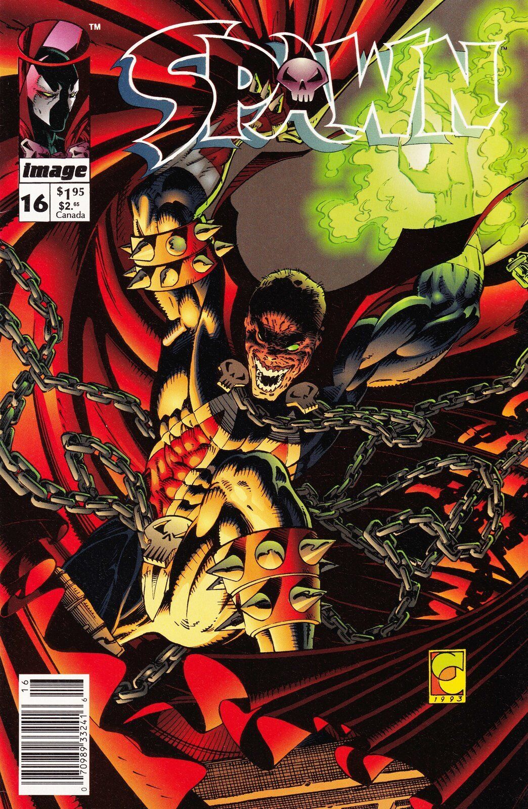 Spawn #16 Newsstand Cover Image Comics