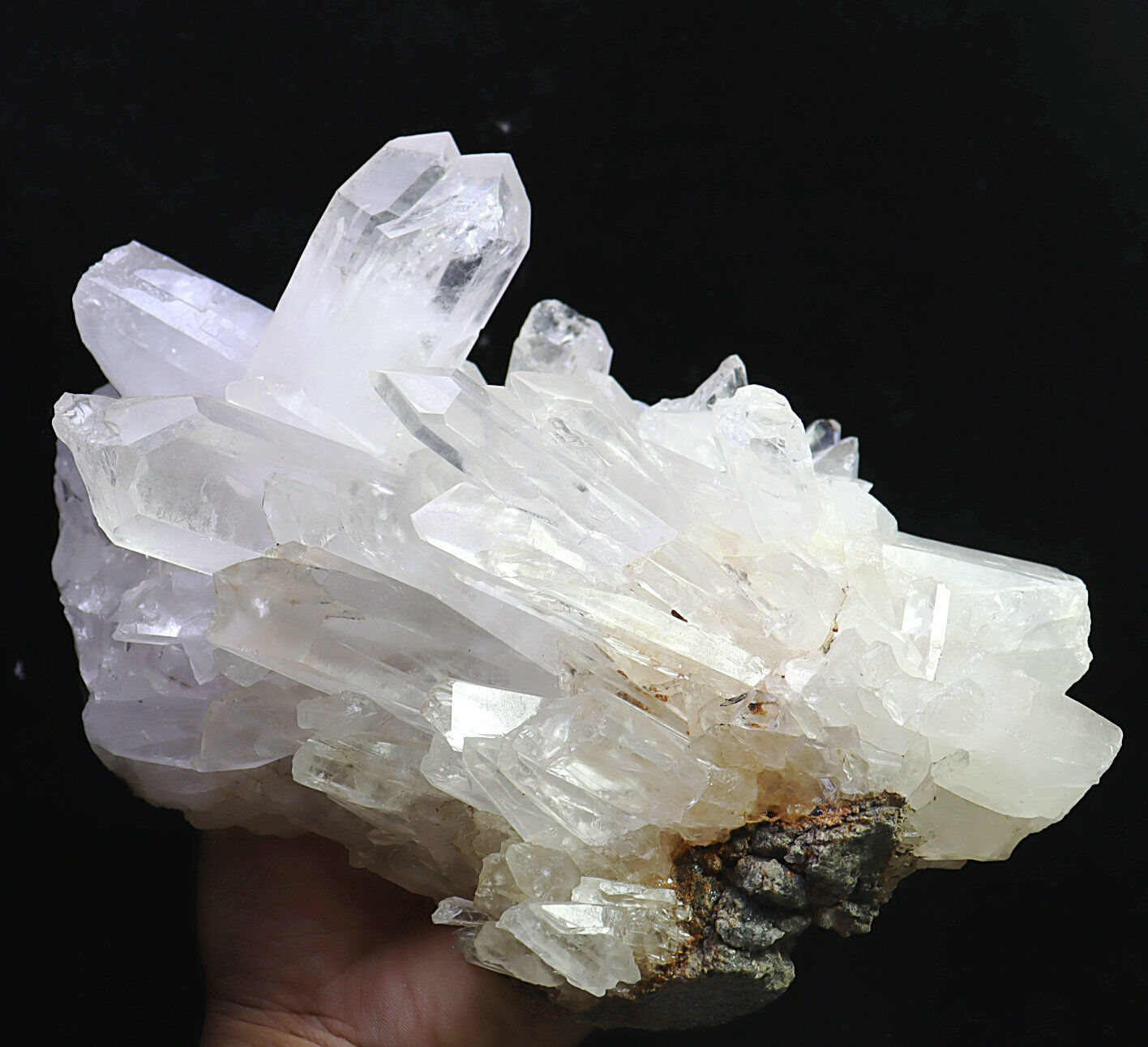 6.71lb Natural Beautiful Clear Quartz Crystal Cluster POINT Mineral Specimen