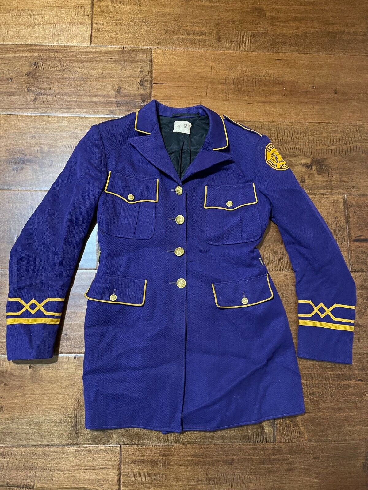 Vintage Issaquah High School Marching Band Washington State Purple Jacket Coat