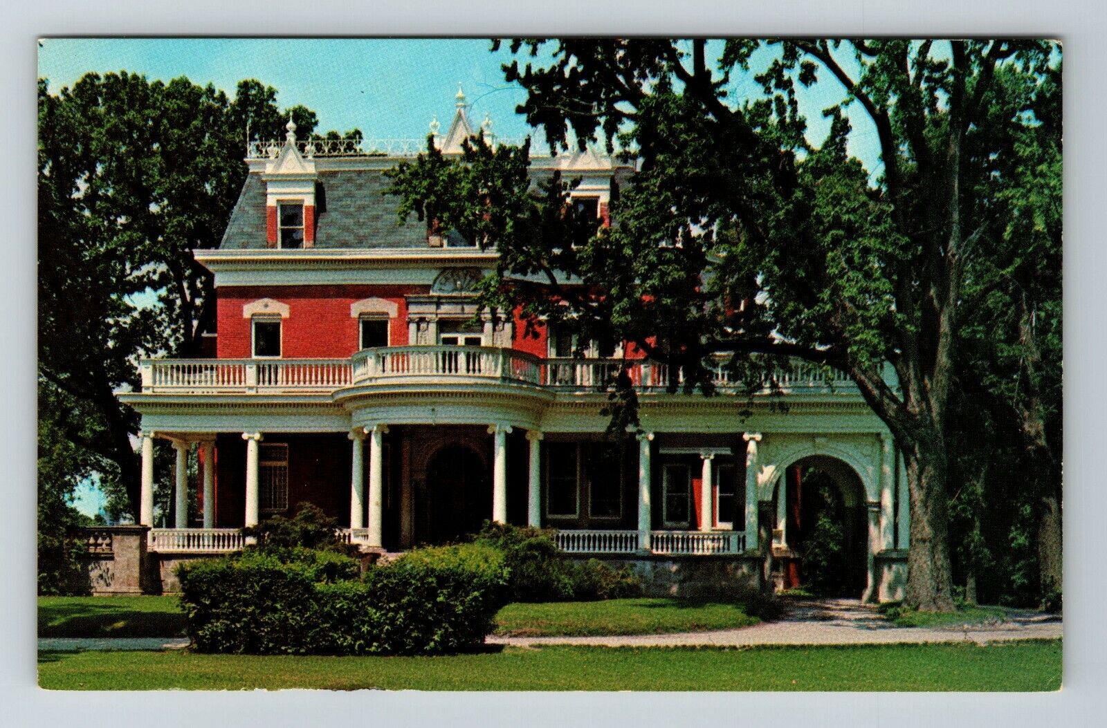DeKalb IL-Illinois Ellwood House Museum Cultural Center  Vintage Postcard