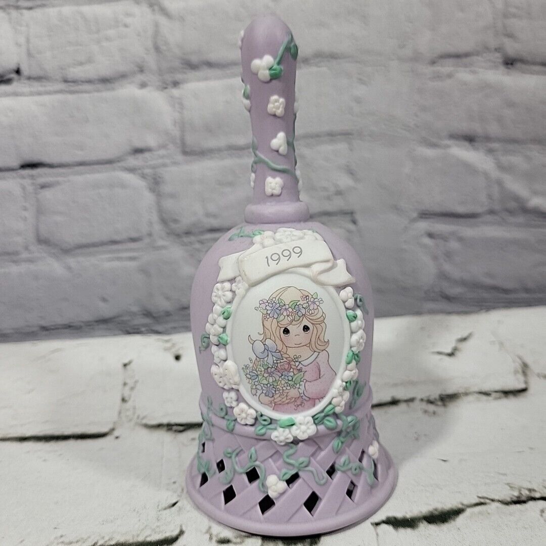 Vintage 1999 Precious Moments Bell Kindness Grows Within Us All Lattice Enesco 