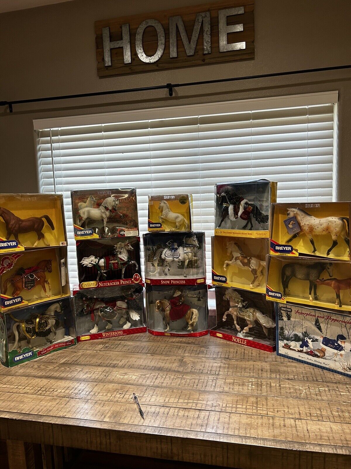 LOT OF 14 BREYER HORSES NEW IN BOXES AND PACKAGES