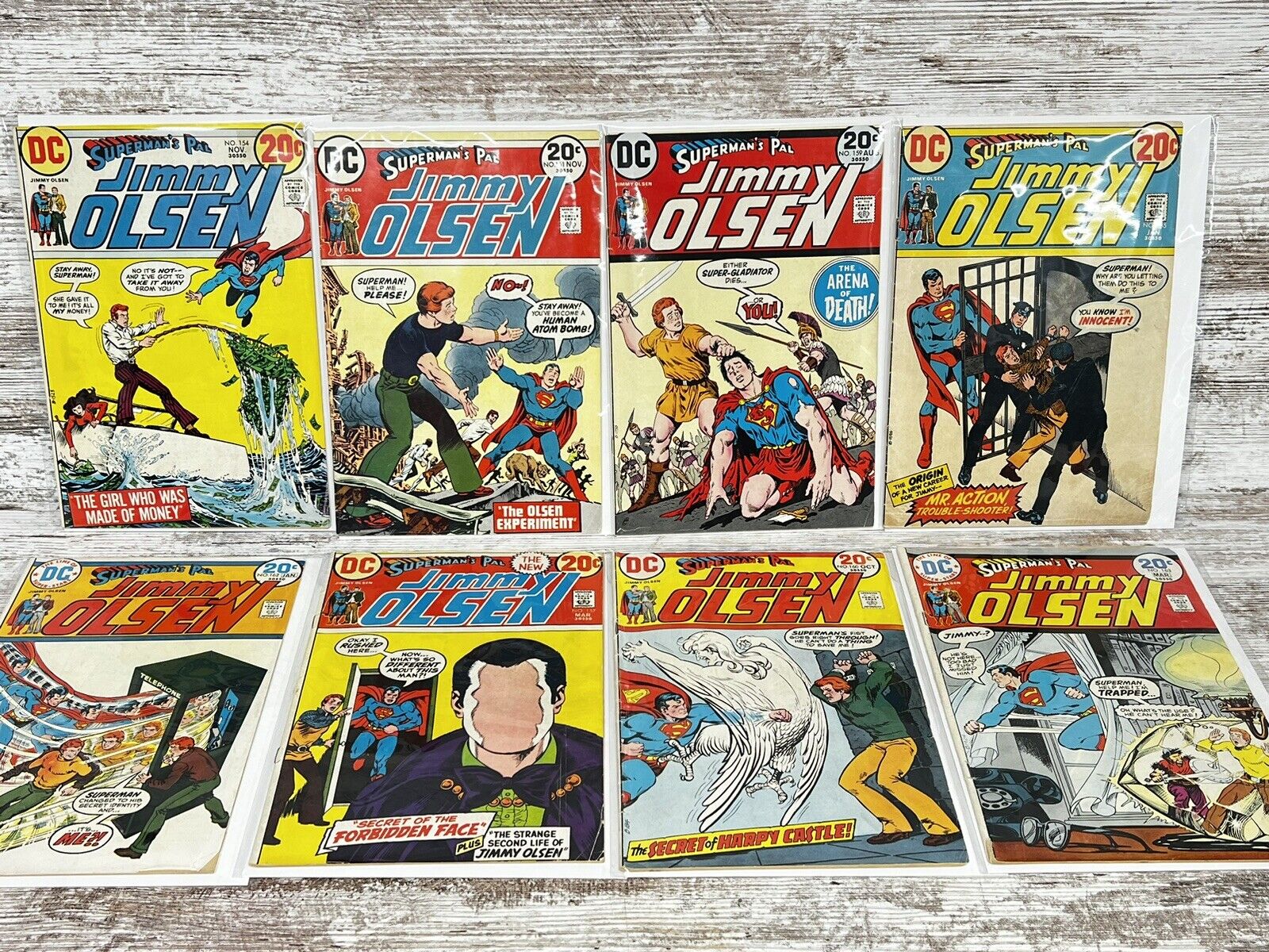 DC Comics lot of 8- Superman's Pal Jimmy Olsen 154 155 157 159 160 161 162 163