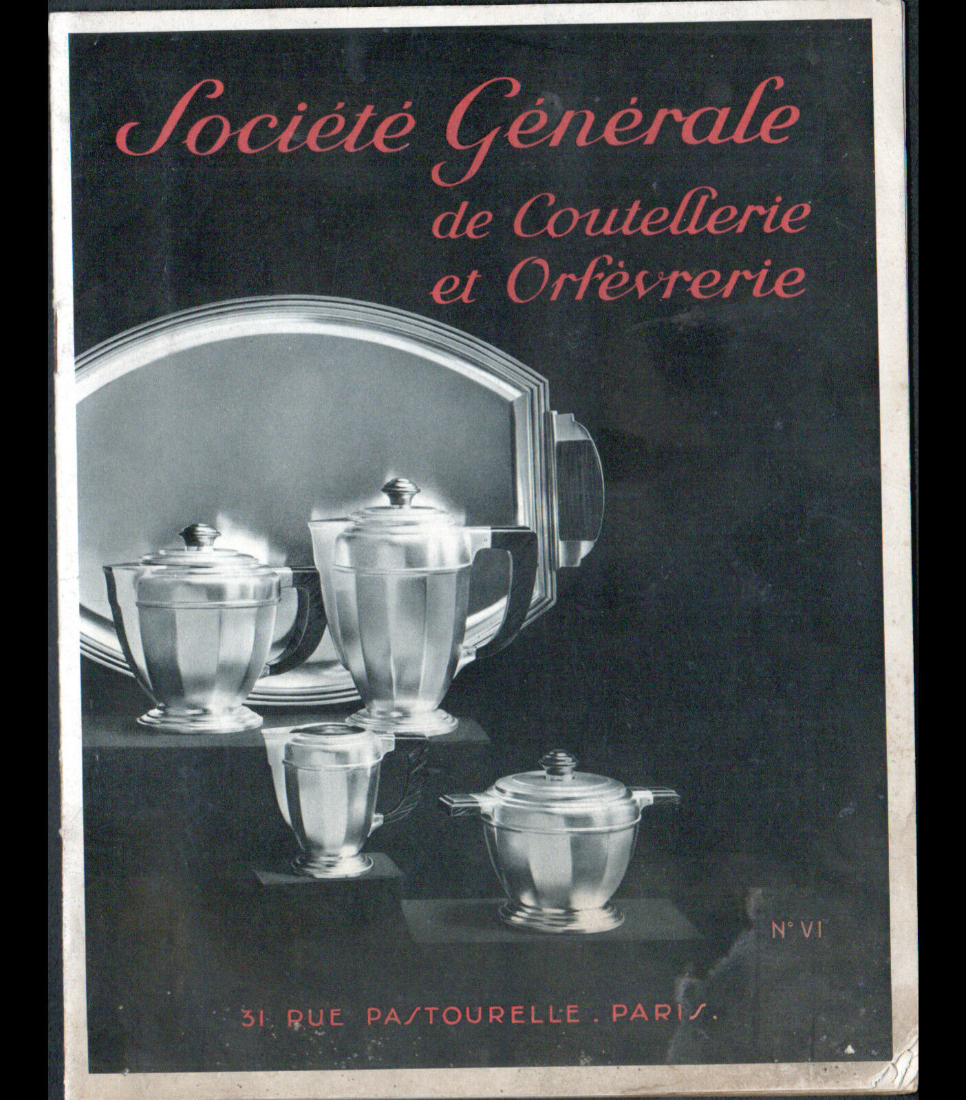 PARIS (III°) CUTELLERIE GOLDSMITHIE catalogue 