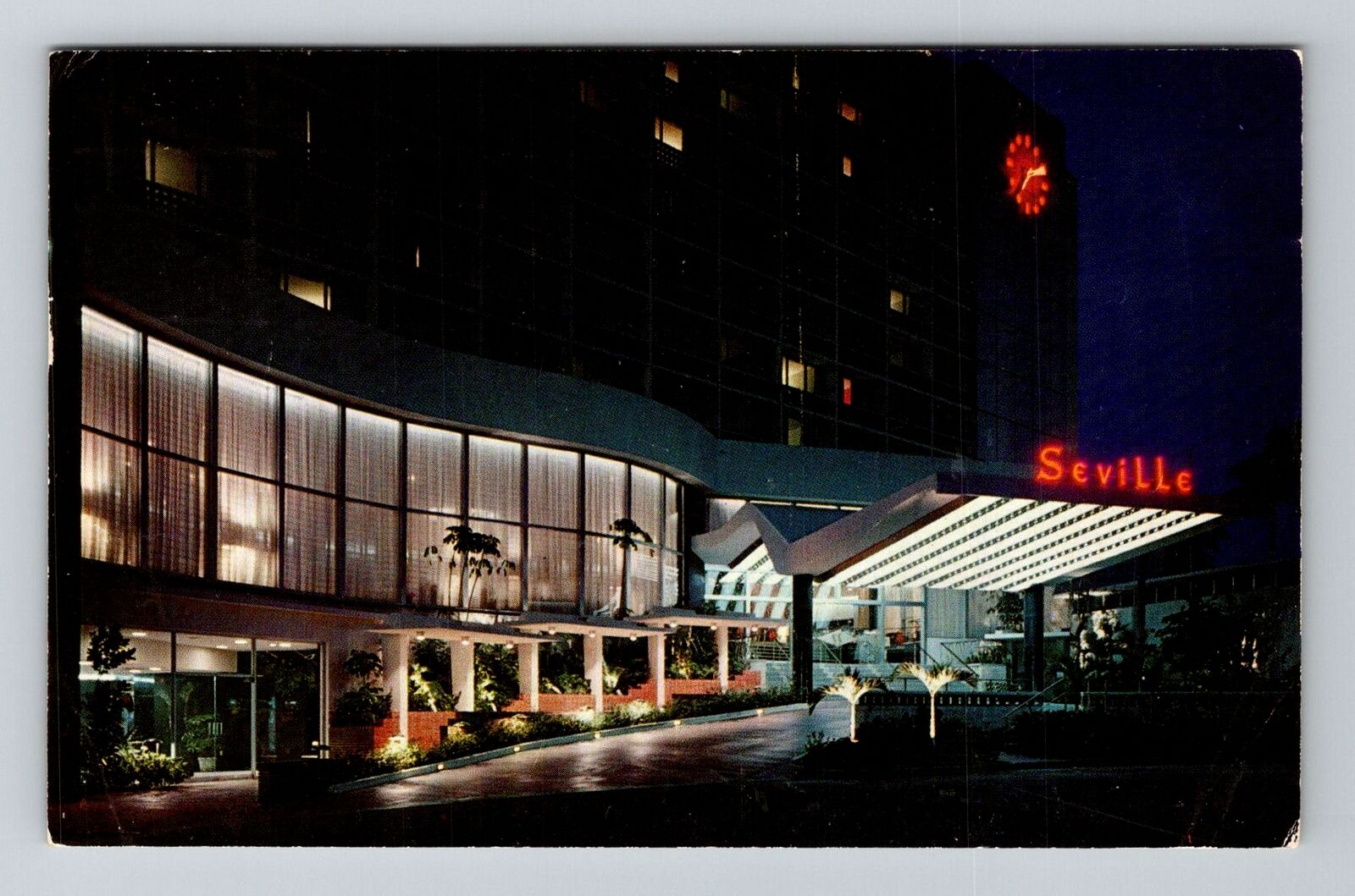 Miami FL-Florida, Seville Hotel, Advertising, c1960 Vintage Postcard