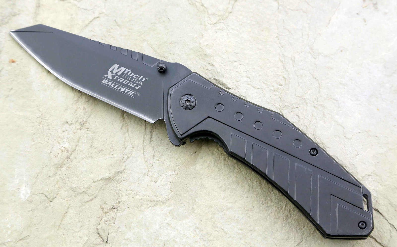 MX-A837BK Tanto Pocket Knife MTECH USA XTREME BALLISTIC assisted opener (OG)