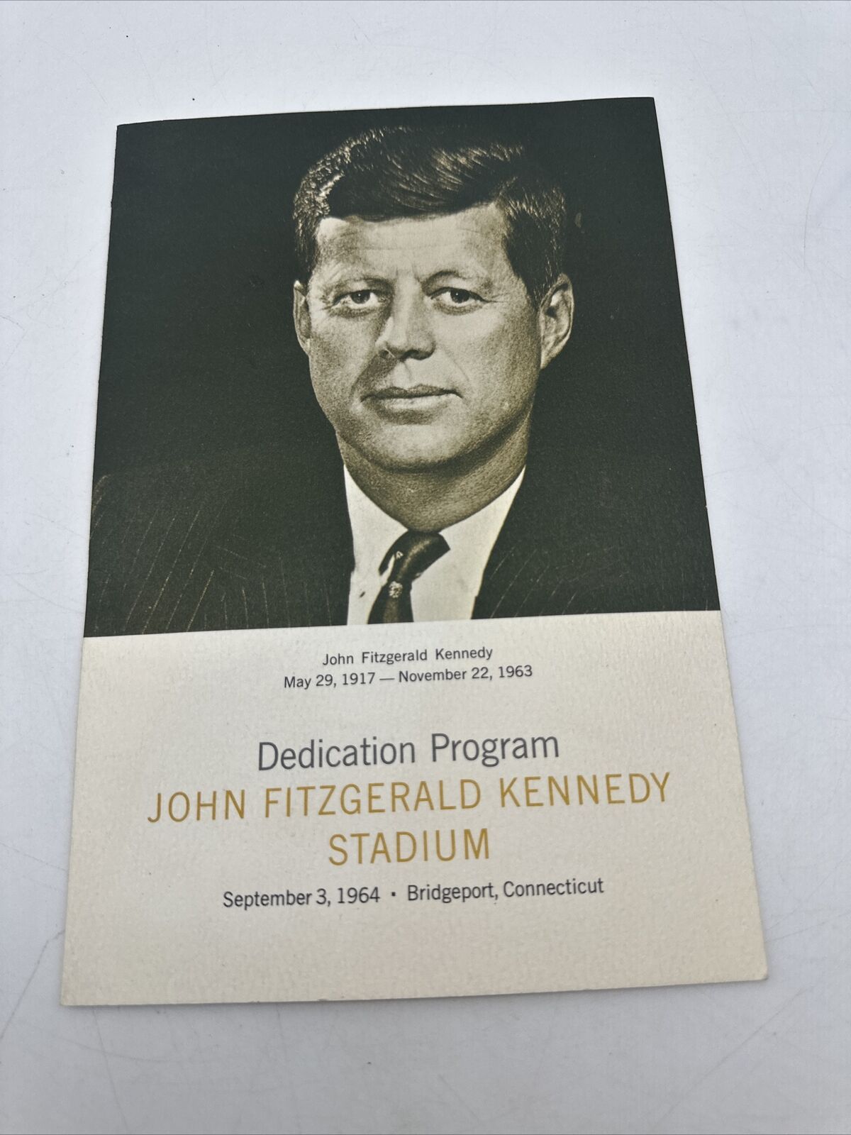 Dedication Program For The JFK Stadium - Bridgeport, CT 1964 - 36