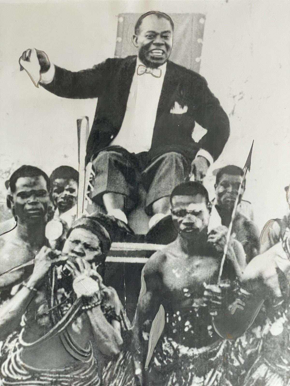 Louis Armstrong in Africa Civil Rights 1960 #historyinpieces