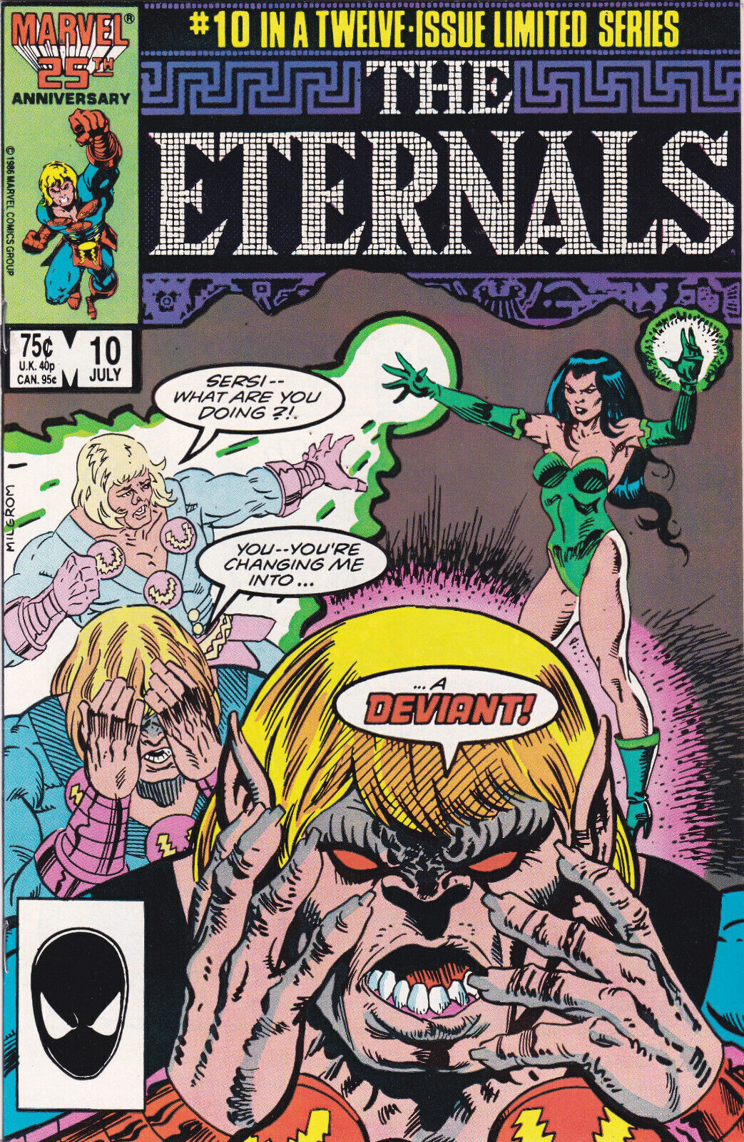 The Eternals, #10 of 12, Marvel Comics, 1985, Copper Age, High Grade,New Movie