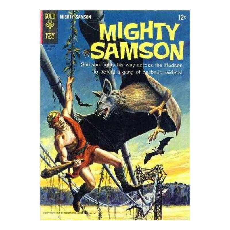 Mighty Samson (1964 series) #2 in Near Mint + condition. Gold Key comics [i 