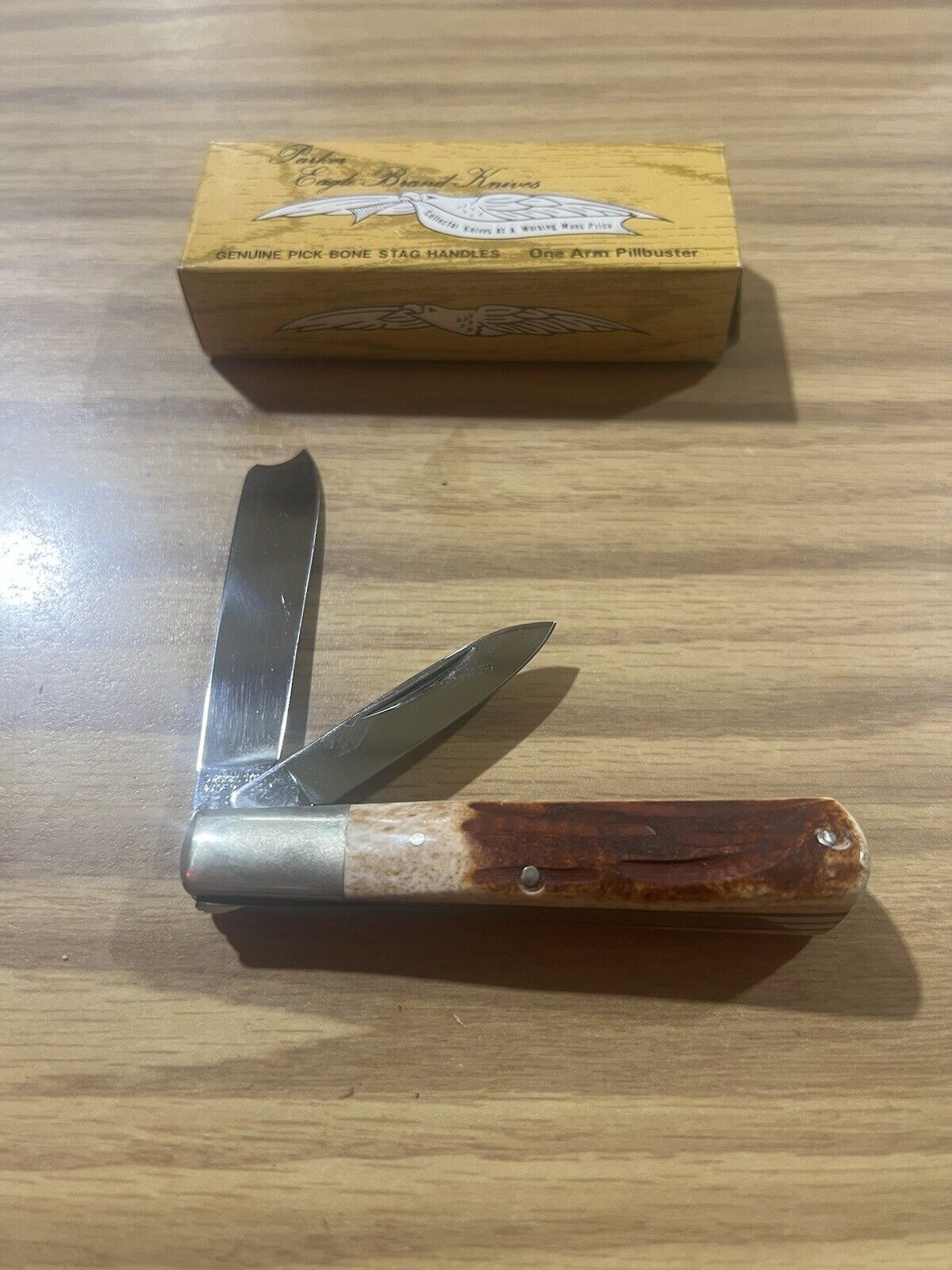 Vintage Parker Eagle Brand One Arm Pillbuster Pocket Knife