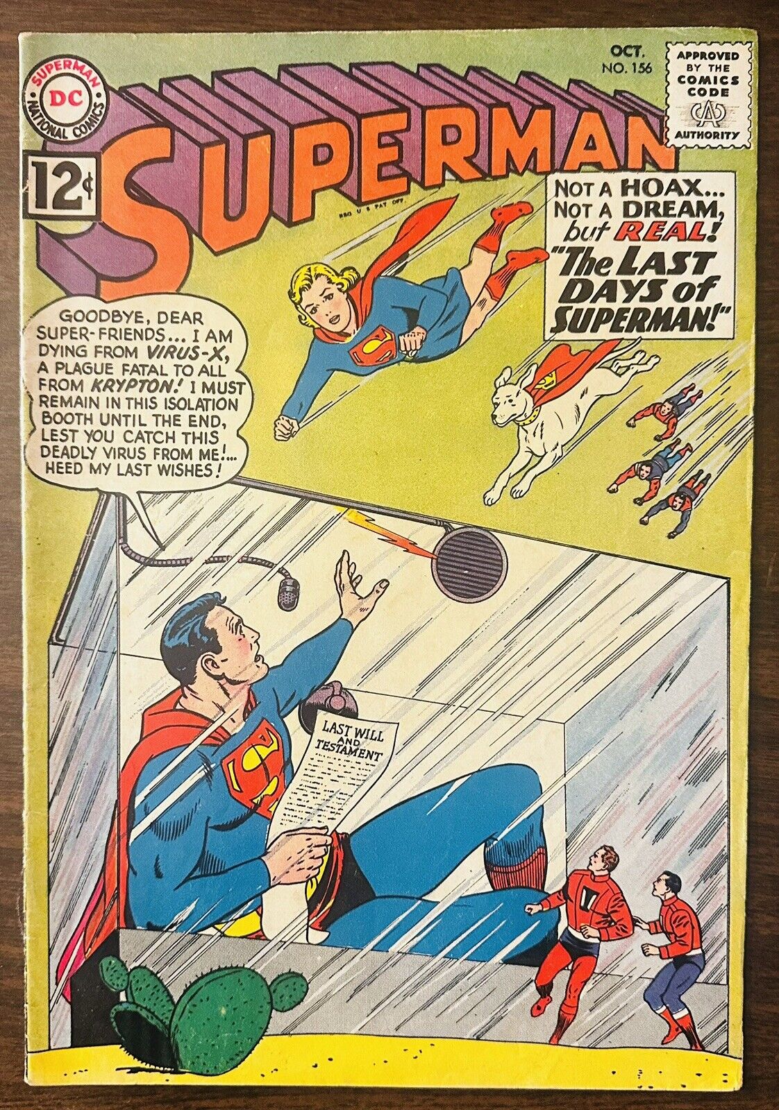 Superman #156  7.5 VF- 1962 DC Comics  Supergirl Legion of Super-Heroes