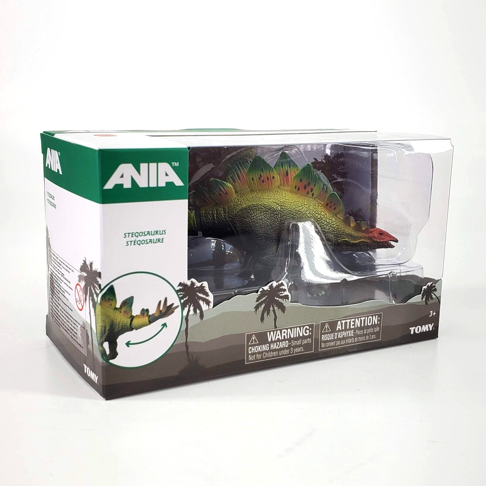 Ania Stegosaurus Articulated Dinosaur Animal Figure TOMY