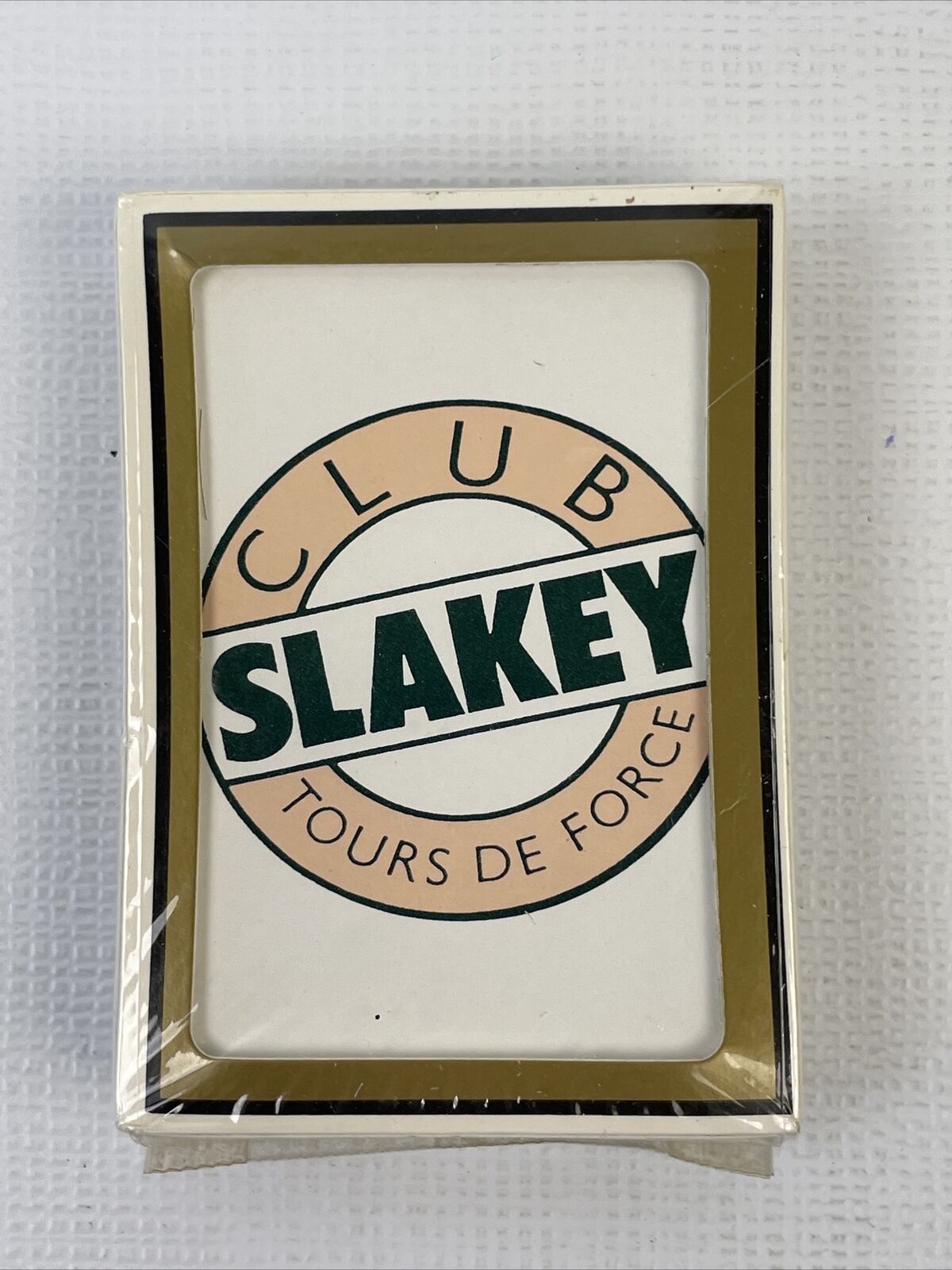 Vintage Gemaco Poker Playing Cards Sealed New “Club Slaked Tour De Force”