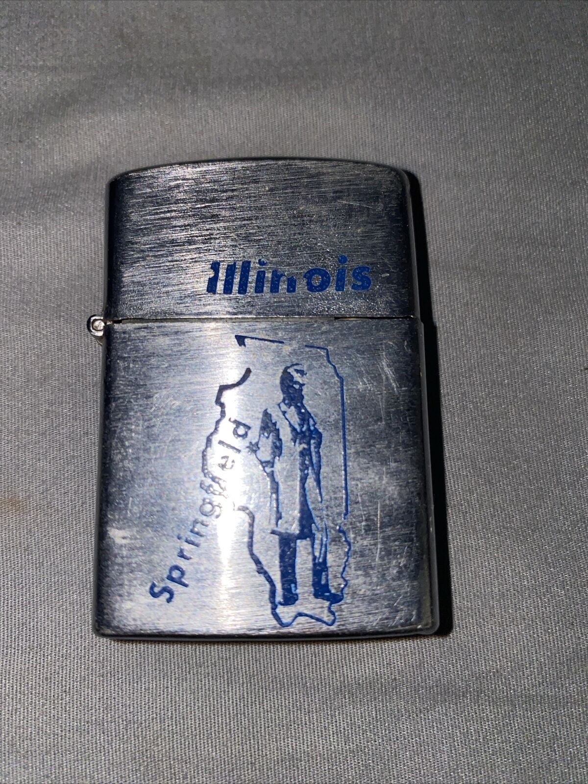 Vintage Springfield Illinois Windsor Cigarette Lighter
