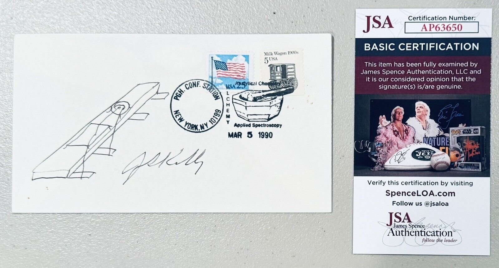 Rusty Schweickart Signed Autographed First Day Cover JSA Astronaut Apollo 9 1