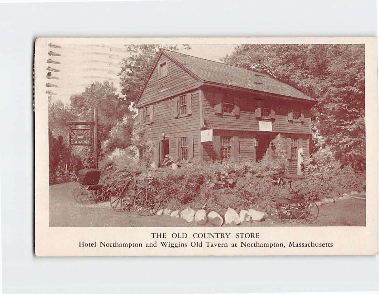 Postcard The Old Country Store Northampton Massachusetts USA