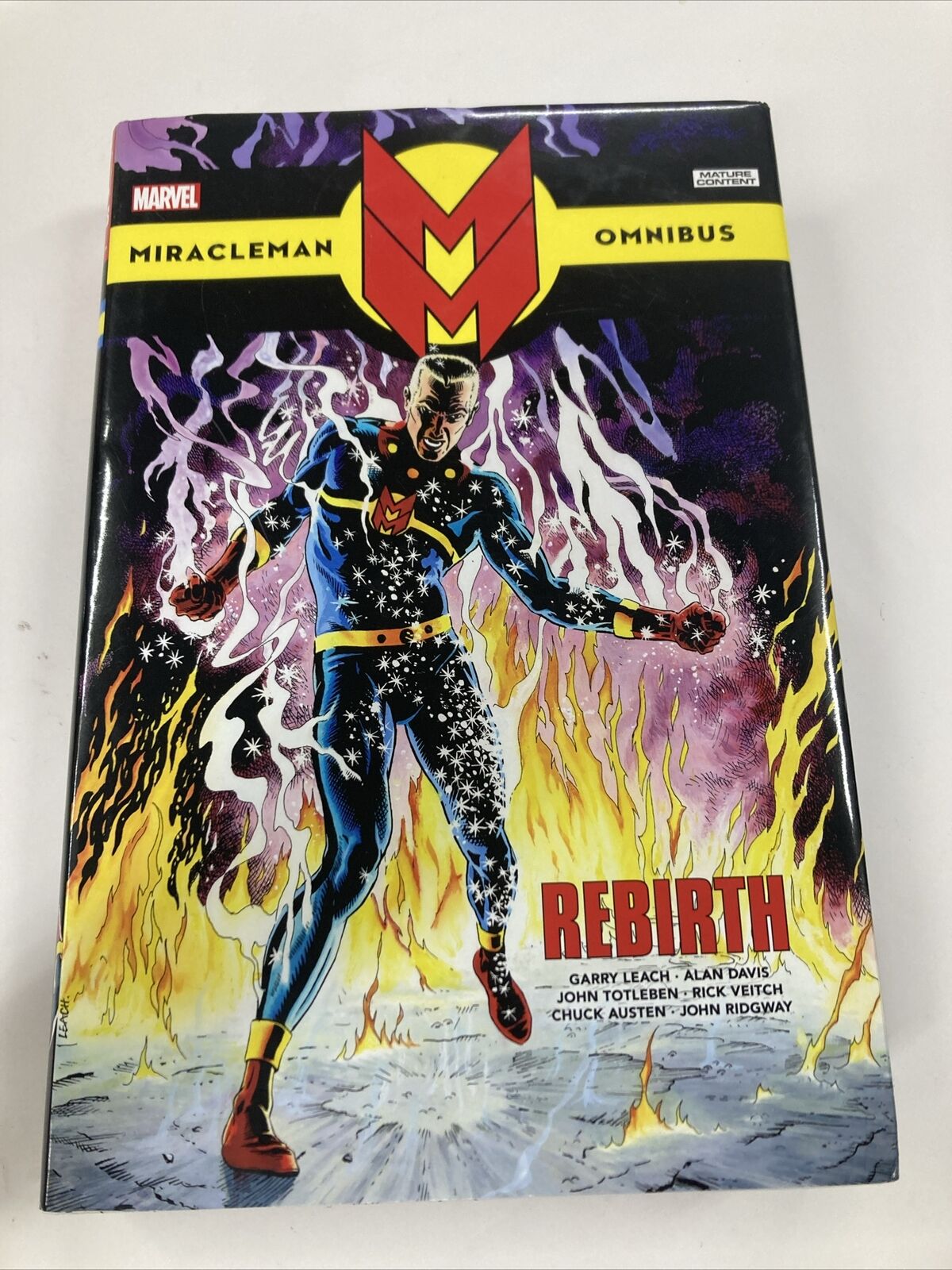 DAMAGED Miracleman Omnibus Leach DM Cover New Marvel Comics HC Hardcover