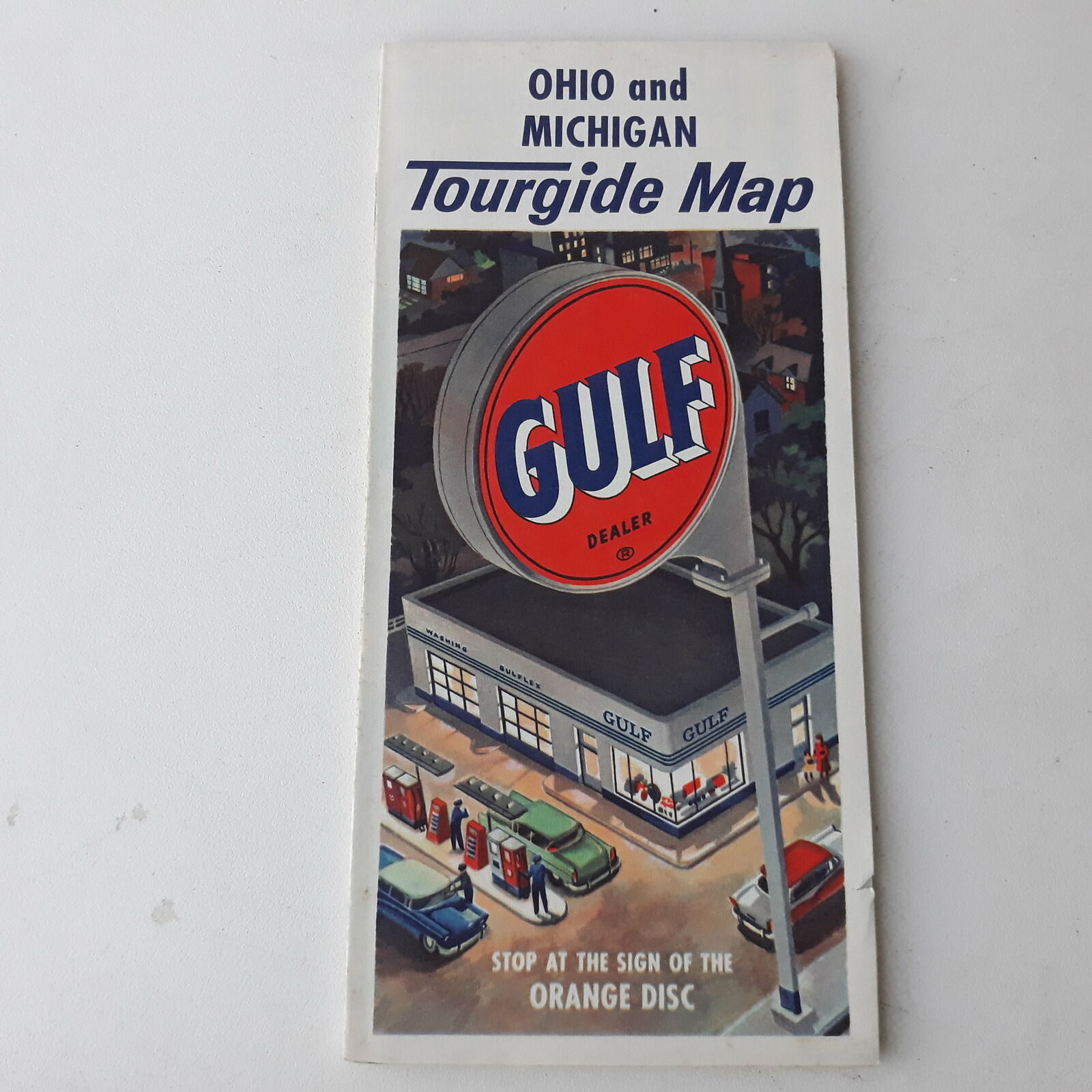 Gulf Dealer Tourgide Map - Ohio And Michigan