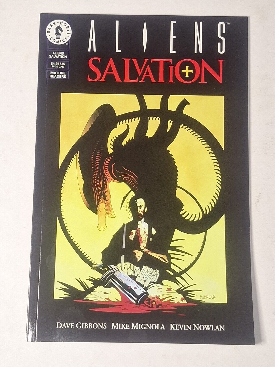 ALIENS SALVATION - Mike Mignola HTF Original Cover Art