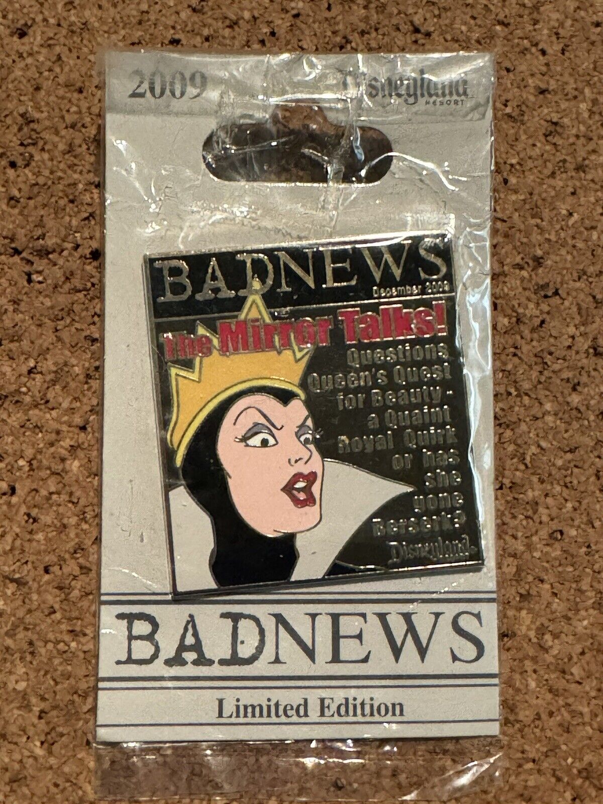 Disney Bad News Evil Queen Pin