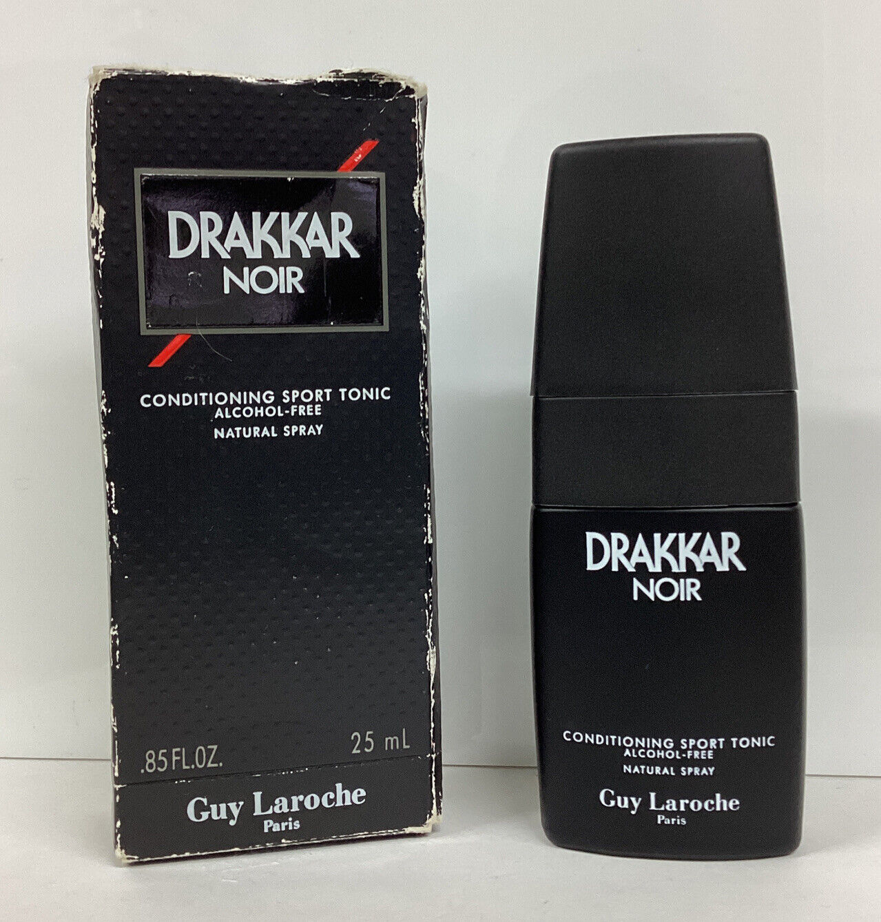 Drakkar Noir Conditioning Sport Tonic Spray .85oz VINTAGE As Pictured 90% FULL