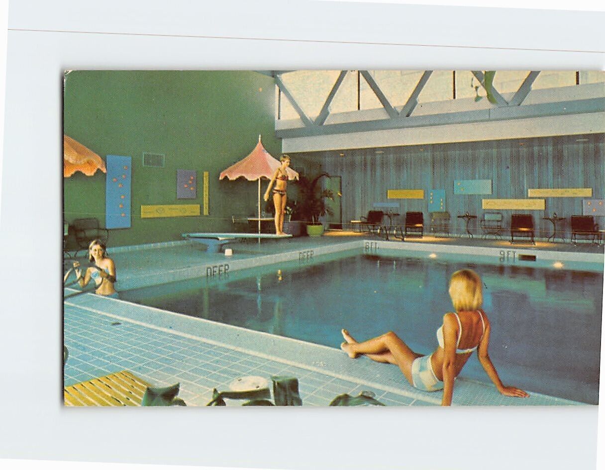 Postcard Indoor Pool Skyline Ottawa Canada