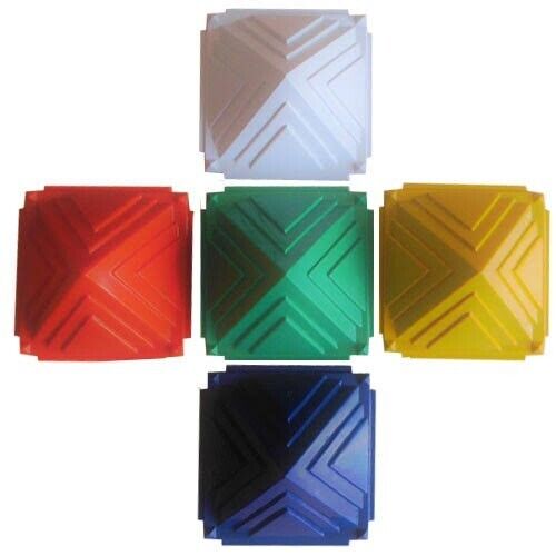 5X Plastic Color Pyramid For Remove Vastudosh fill up with positive energy. 
